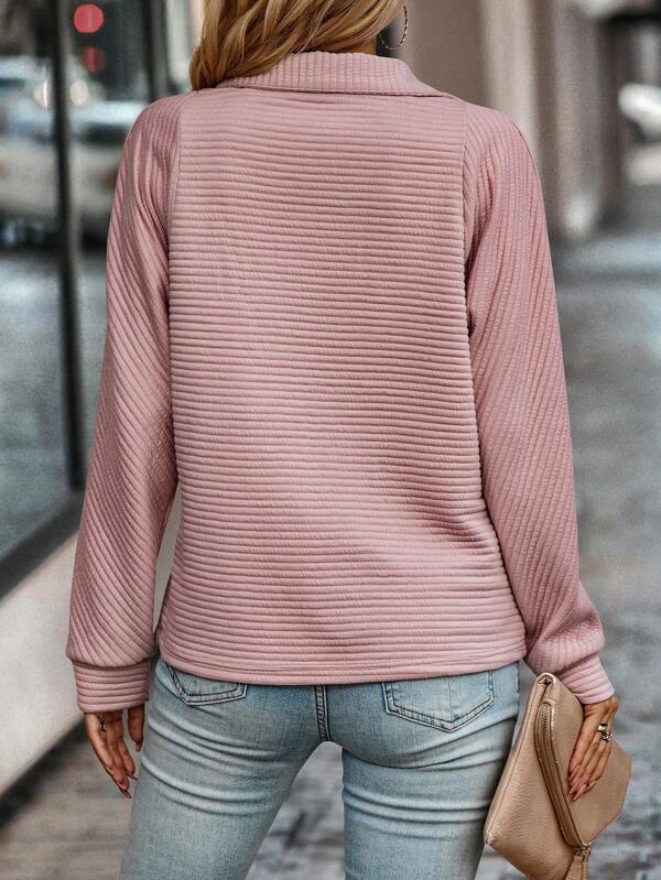 Dames Basic V-hals Trui – Gebreide Pullover, Casual & Business
