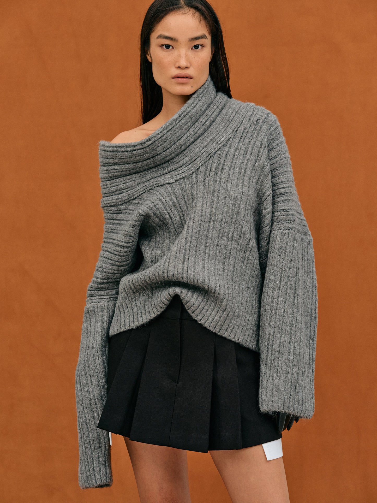 Dames Oversized Gebreide Trui – Casual Herfst/Winter, Lange Mouwen