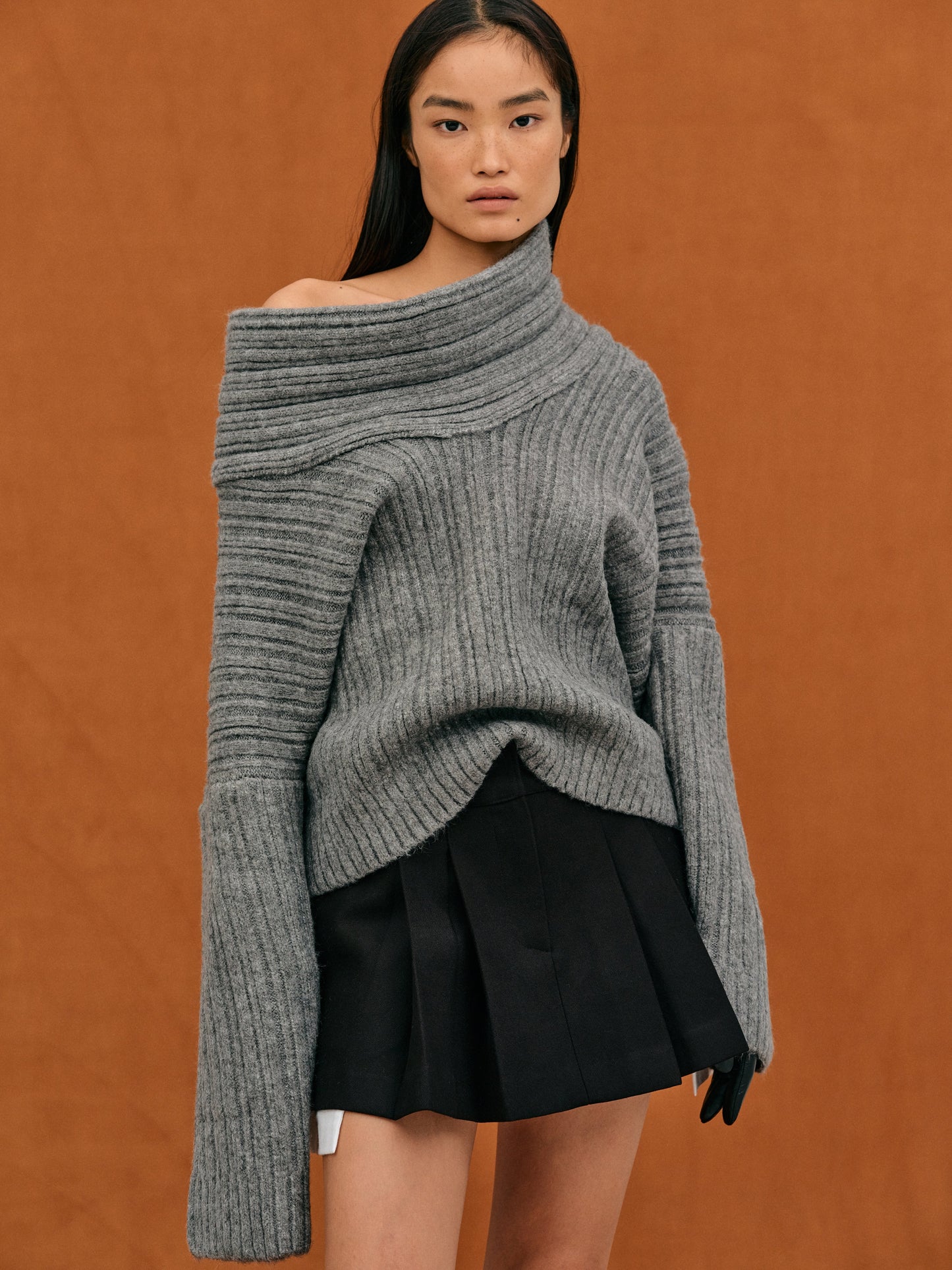 Dames Oversized Gebreide Trui – Casual Herfst/Winter, Lange Mouwen