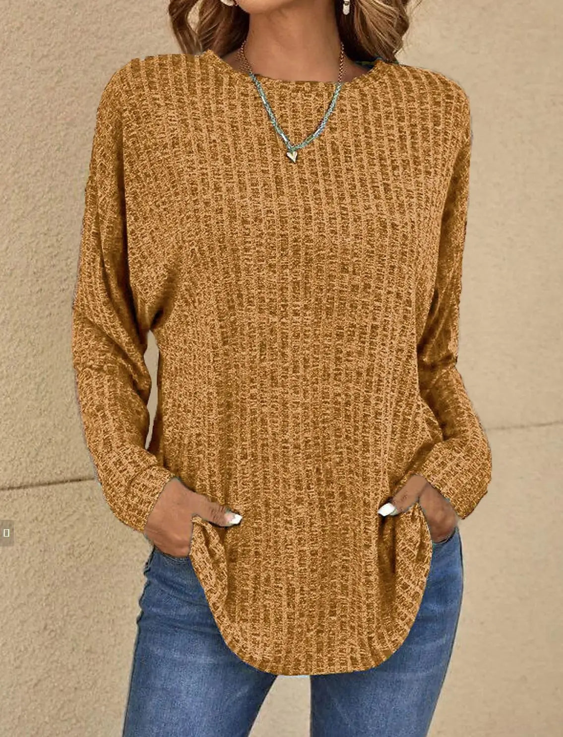 Dames Klassieke Trui – Gebreid, Herfst/Winter, Casual en Zakelijk