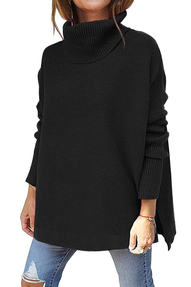 Dames Loose Fit Coltrui – Gebreid, Casual voor Herfst/Winter