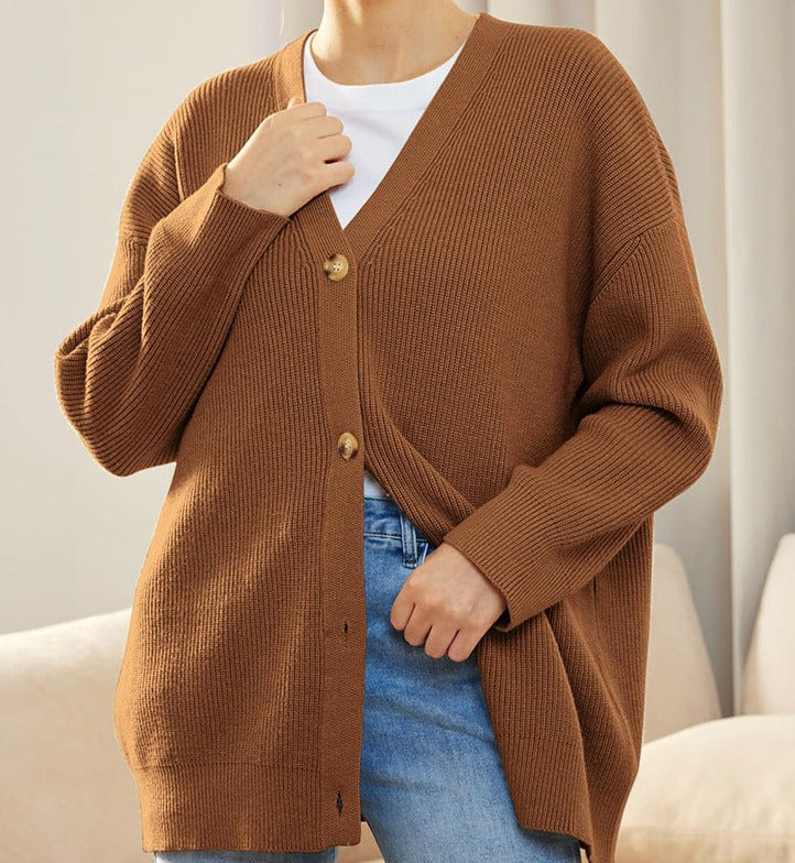 Dames Regular Fit Wintertrui – Basic Lange Mouw, Casual Pullover voor Herfst en Winter