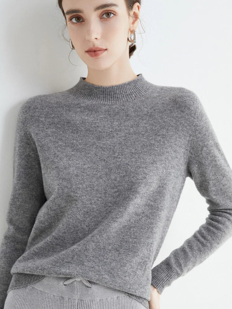 Dames Regular Fit Fijngebreide Trui – Feest en Avondkleding, Herfst/Winter