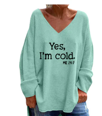 Dames Oversized V-hals Hoodie – Casual trui met capuchon voor dagelijks gebruik