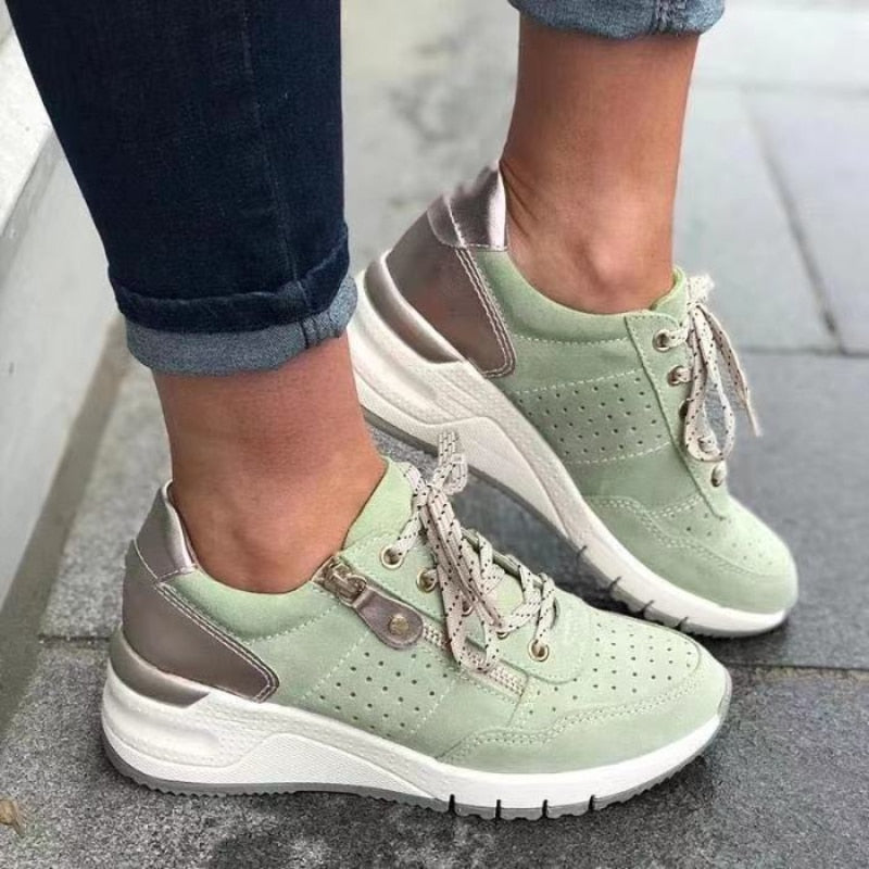 Dames Lage Orthopedische Sneakers – Casual voor Wandelen en Dagelijks Gebruik