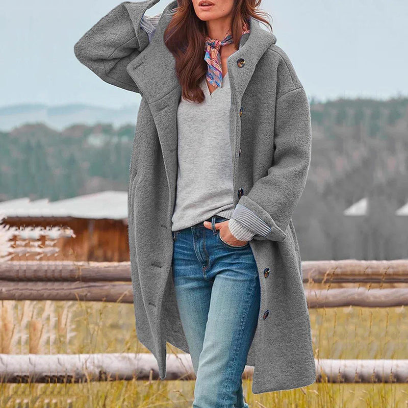 Dames Dikke Gewatteerde Winterjas – Warm voor Winter en Outdoor