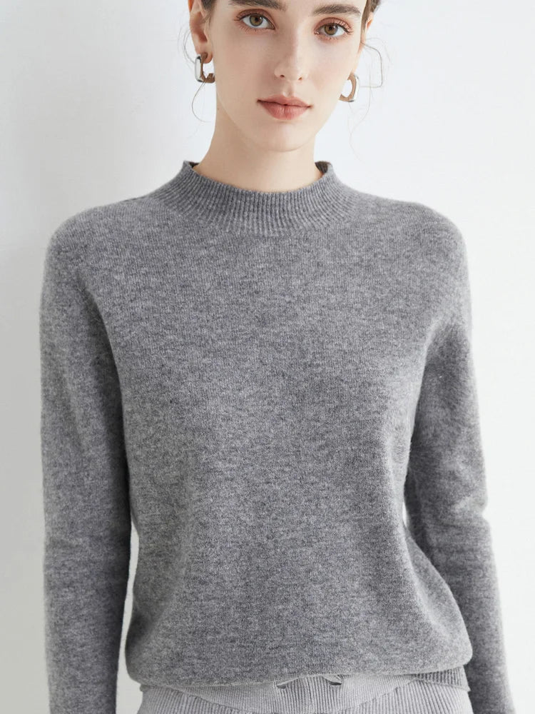 Dames Regular Fit Fijngebreide Trui – Feest en Avondkleding, Herfst/Winter