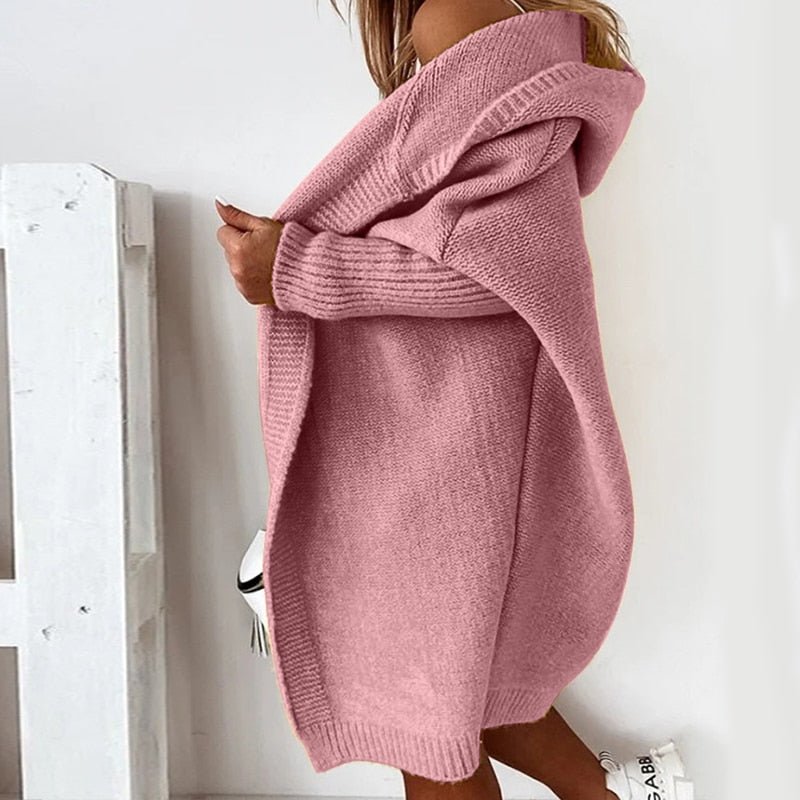 Dames Basic Gebreide Trui – Lange Mouwen, Casual Pullover voor Herfst en Winter