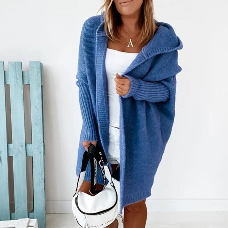 Dames Basic Gebreide Trui – Lange Mouwen, Casual Pullover voor Herfst en Winter