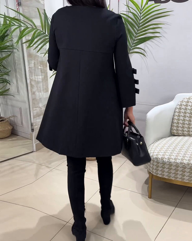 Dames Casual Jurk met Lange Mouwen – Basic, Voor Dagelijks Gebruik
