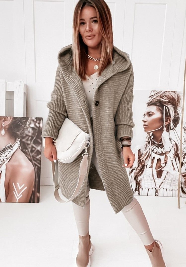 Dames Basic Trui met Lange Mouw – Gebreid, Casual voor Herfst en Winter