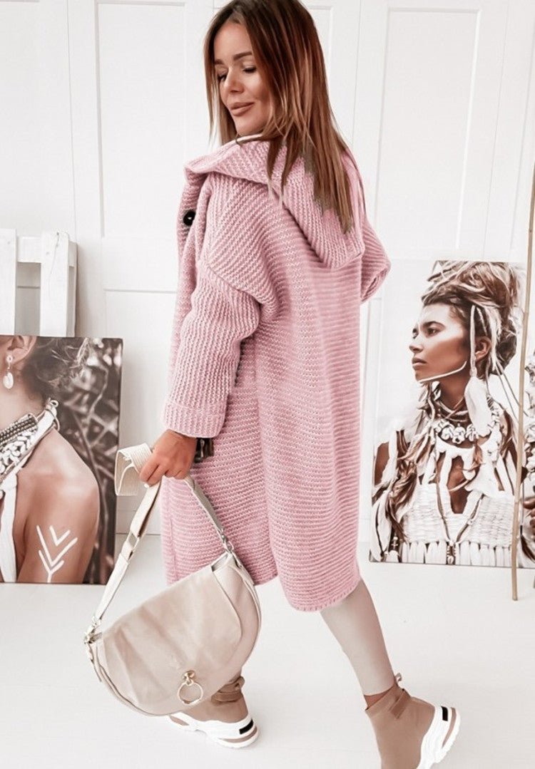 Dames Basic Trui met Lange Mouw – Gebreid, Casual voor Herfst en Winter