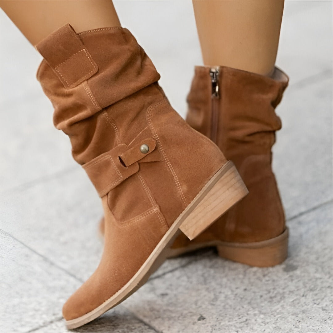 Dames Casual Boots – Met Zachte Zool, Laarzen voor Vrije Tijd en Dagelijks Gebruik