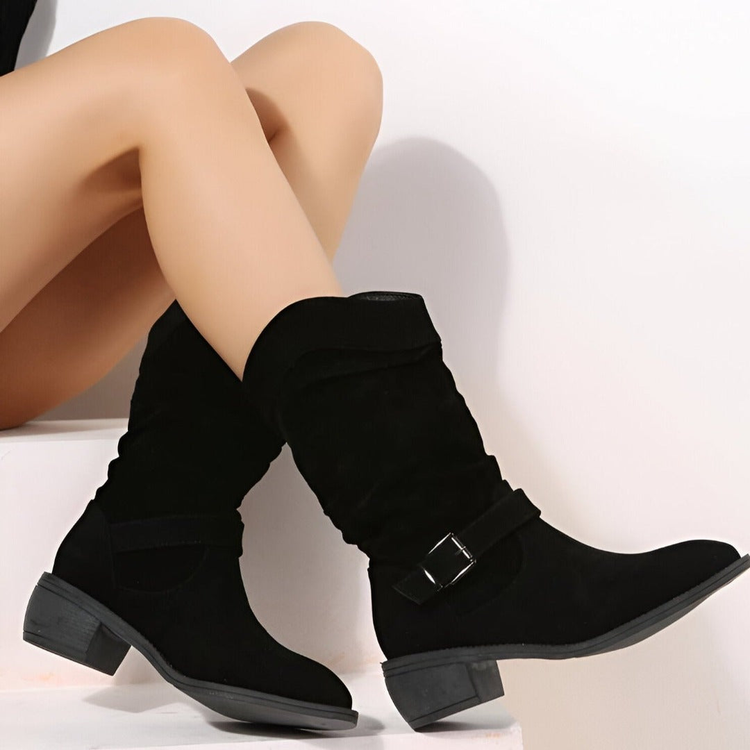 Dames Casual Boots – Met Zachte Zool, Laarzen voor Vrije Tijd en Dagelijks Gebruik