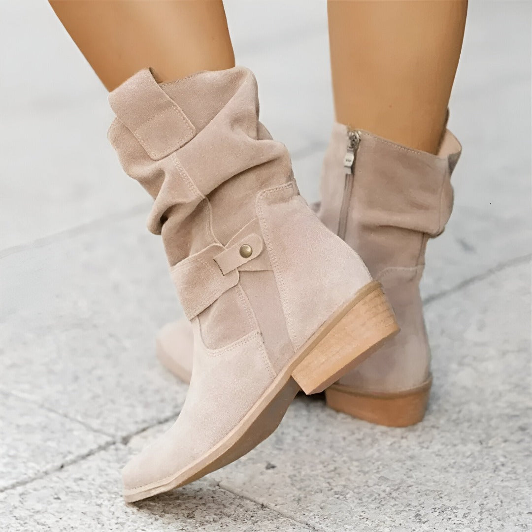 Dames Casual Boots – Met Zachte Zool, Laarzen voor Vrije Tijd en Dagelijks Gebruik