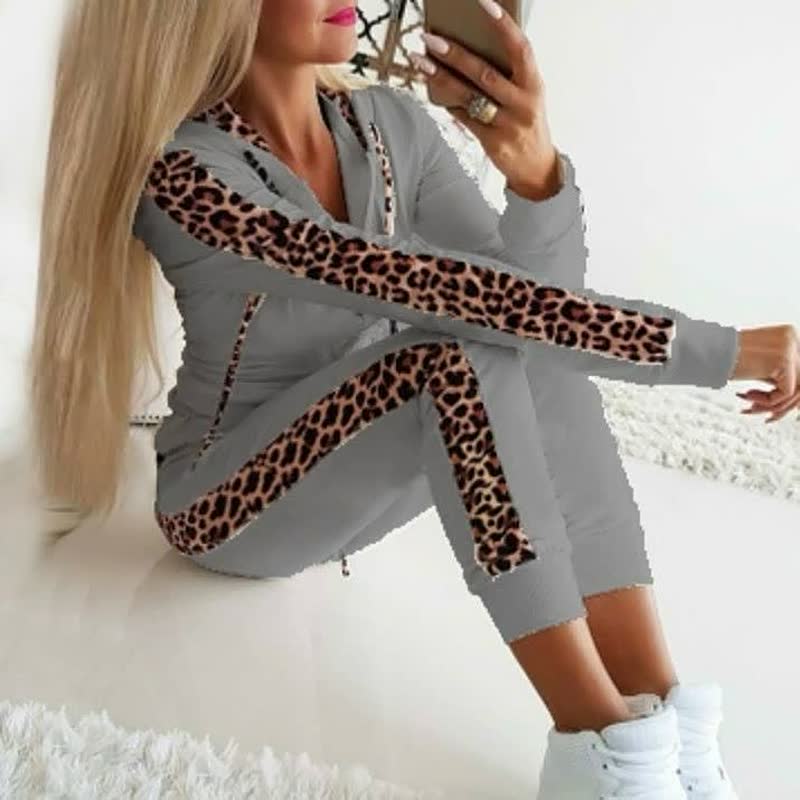 Dames Relaxed Fit Joggingpak – 2-delig Set, Loungewear voor Thuis en Sport