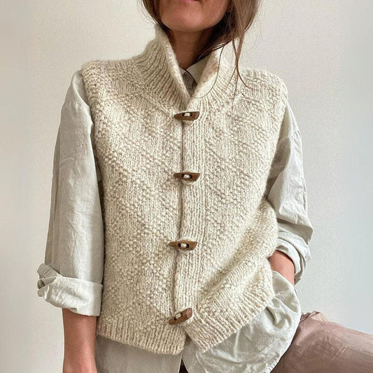 Dames Mouwloos Gilet Vest – Basic voor Casual Laagjes