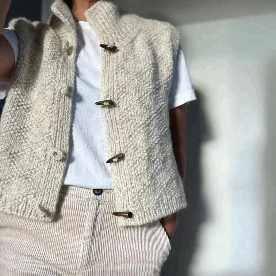 Dames Mouwloos Gilet Vest – Basic voor Casual Laagjes