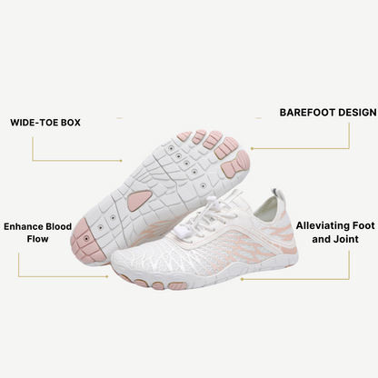 Dames Barefoot Waterschoenen – Ademend Mesh, Aqua, Anti-slip Zool, Sneldrogend voor Strand, Zwembad en Watersport