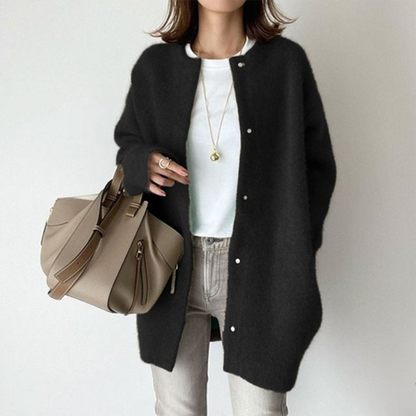 Dames Gebreide Cardigan – Lange Mouwen Vest, Casual voor Herfst en Winter