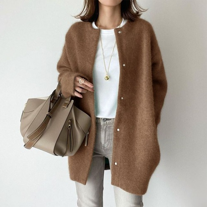 Dames Gebreide Cardigan – Lange Mouwen Vest, Casual voor Herfst en Winter