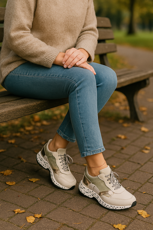 Dames Orthopedische Wandelsneakers – Lichtgewicht, Ondersteunend Voetbed voor Casual en Dagelijks Gebruik