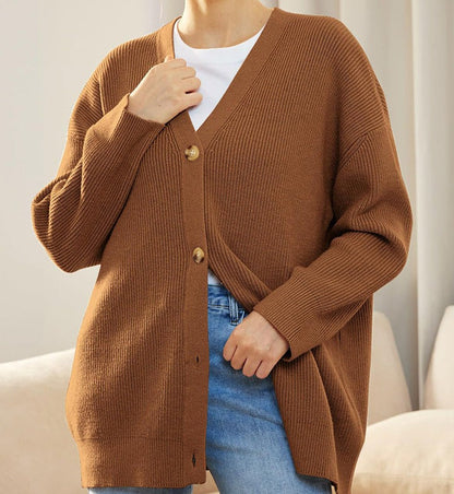 Dames Regular Fit Wintertrui – Basic Lange Mouw, Casual Pullover voor Herfst en Winter
