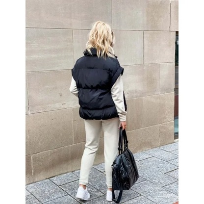 Katrin - Stijlvol Vest met Trendy Mouwen