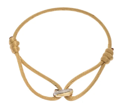 Gouden en Zilveren Damesarmband met Accenten – Elegante Detailrijkdom voor Elke Gelegenheid