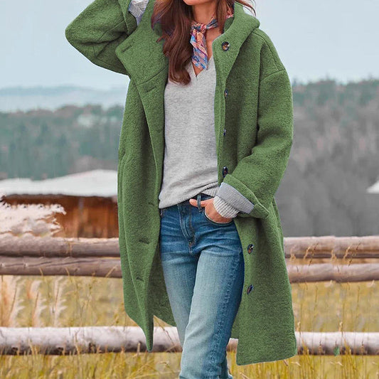 Dames Dikke Gewatteerde Winterjas – Warm voor Winter en Outdoor