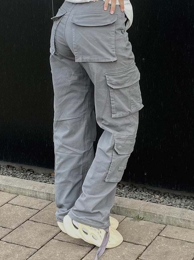 Dames Wide Leg Broek – Loose Fit met Wijde Pijpen, Casual voor Dagelijks Gebruik