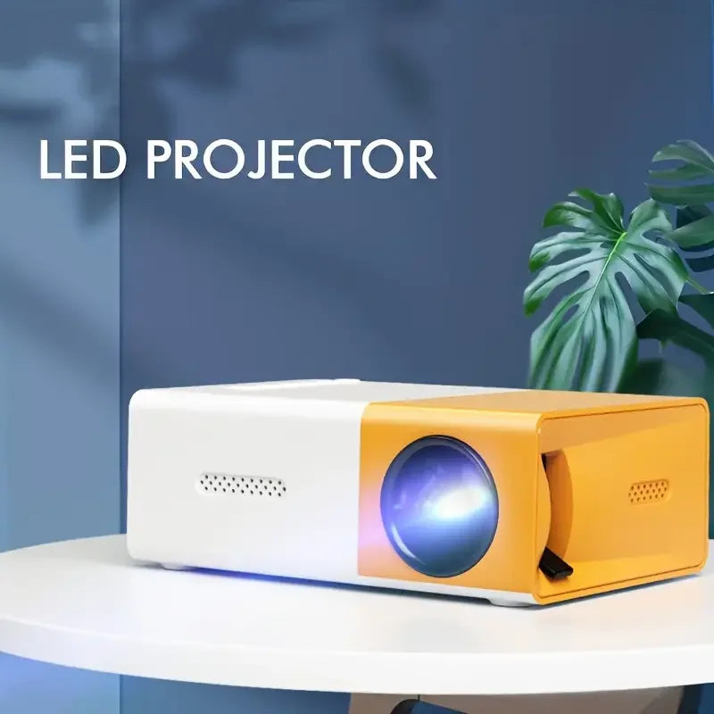 4K ultra high definition projector for home bedroom wall projection, home cinema with mobile phone screen projection, TV office