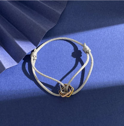 Gouden en Zilveren Damesarmband met Accenten – Elegante Detailrijkdom voor Elke Gelegenheid