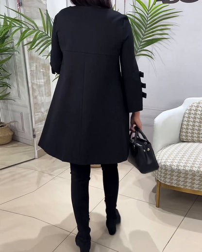 Dames Casual Jurk met Lange Mouwen – Basic, Voor Dagelijks Gebruik