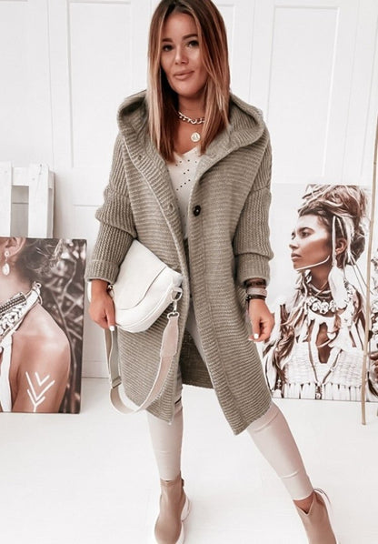 Dames Basic Trui met Lange Mouw – Gebreid, Casual voor Herfst en Winter