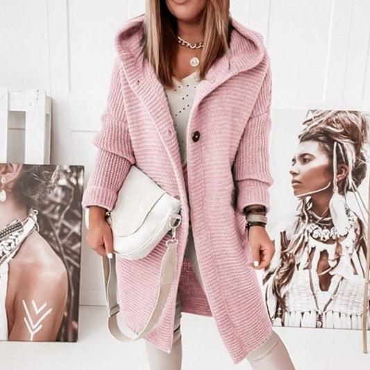 Dames Basic Trui met Lange Mouw – Gebreid, Casual voor Herfst en Winter