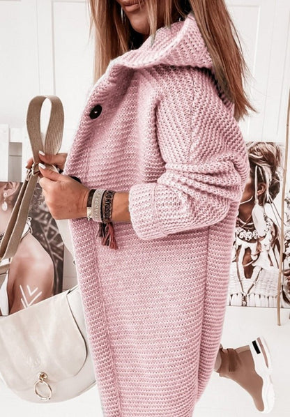 Dames Basic Trui met Lange Mouw – Gebreid, Casual voor Herfst en Winter