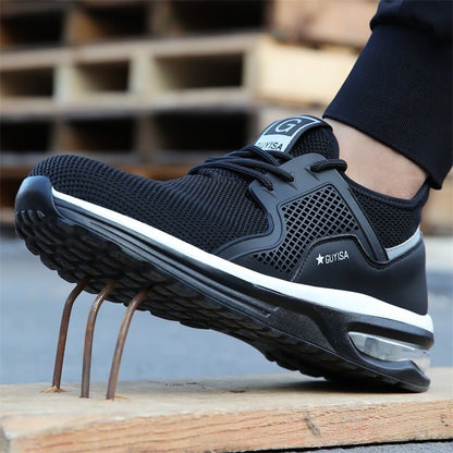 Dames Orthopedische Veiligheidssneakers – Stalen Neus, Werkschoenen voor Magazijn en Bouw