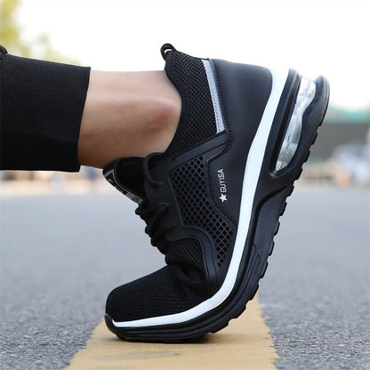 Dames Orthopedische Veiligheidssneakers – Stalen Neus, Werkschoenen voor Magazijn en Bouw