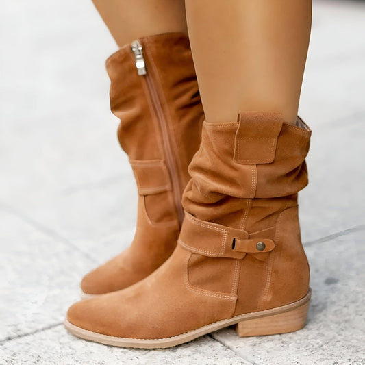 Dames Casual Boots – Met Zachte Zool, Laarzen voor Vrije Tijd en Dagelijks Gebruik