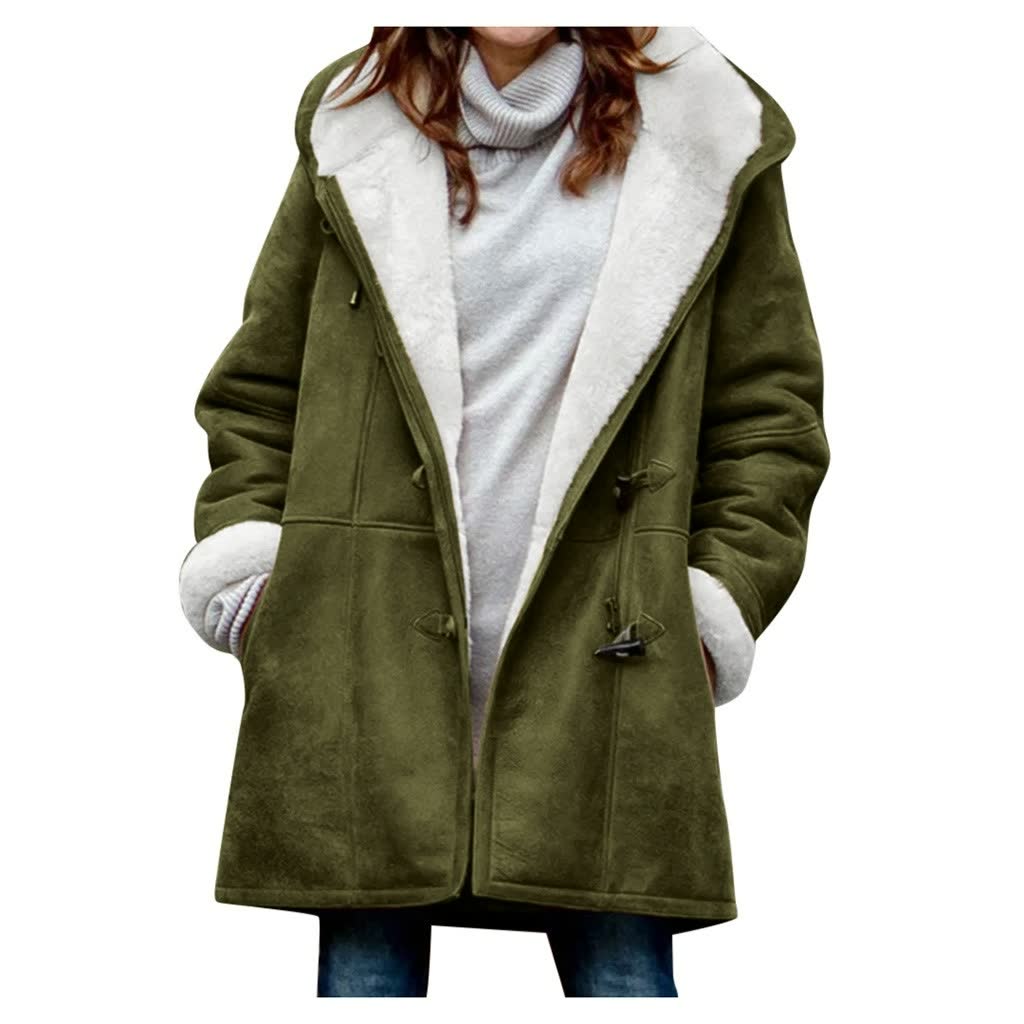 Dames Regular Fit Winterjas – Warm voor Herfst/Winter, Casual Outdoor