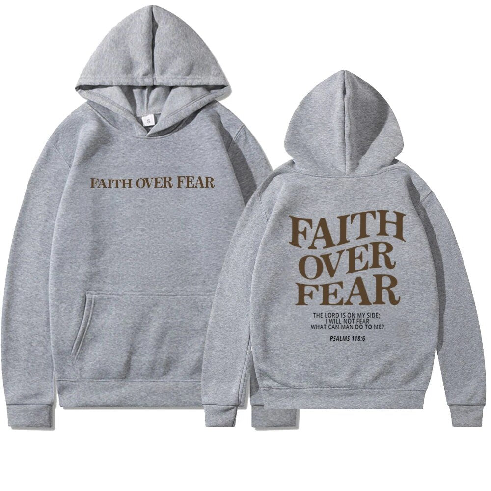 Dames Hoodie met Tekst – Christelijke geloofsboodschap, casual sweatshirt met capuchon